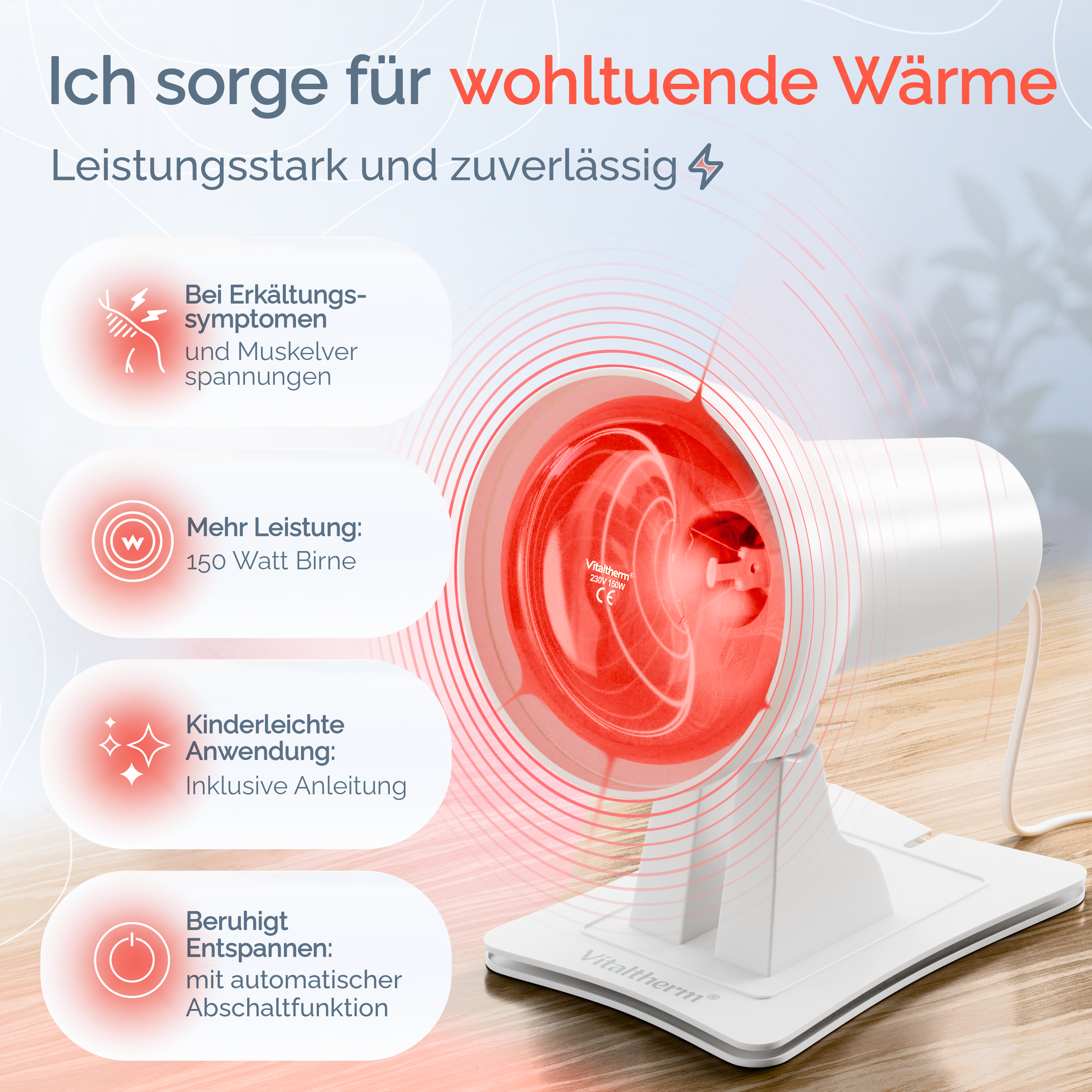 Vitaltherm RW150 – Funktionen und Features